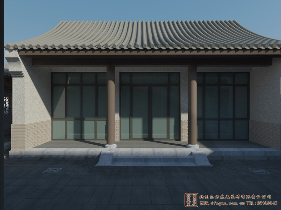 農(nóng)村三進(jìn)中式設(shè)計(jì)